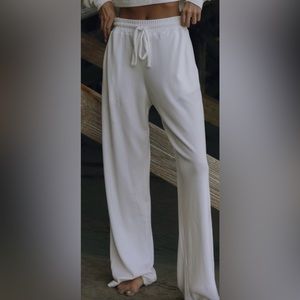 Daily Drills White Thermal Pants from the Cozy Classics collection